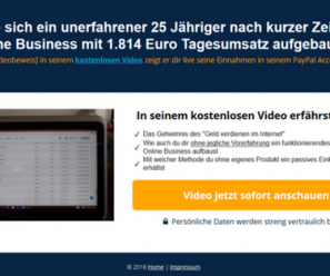 Landingpage für Affiliate Marketing